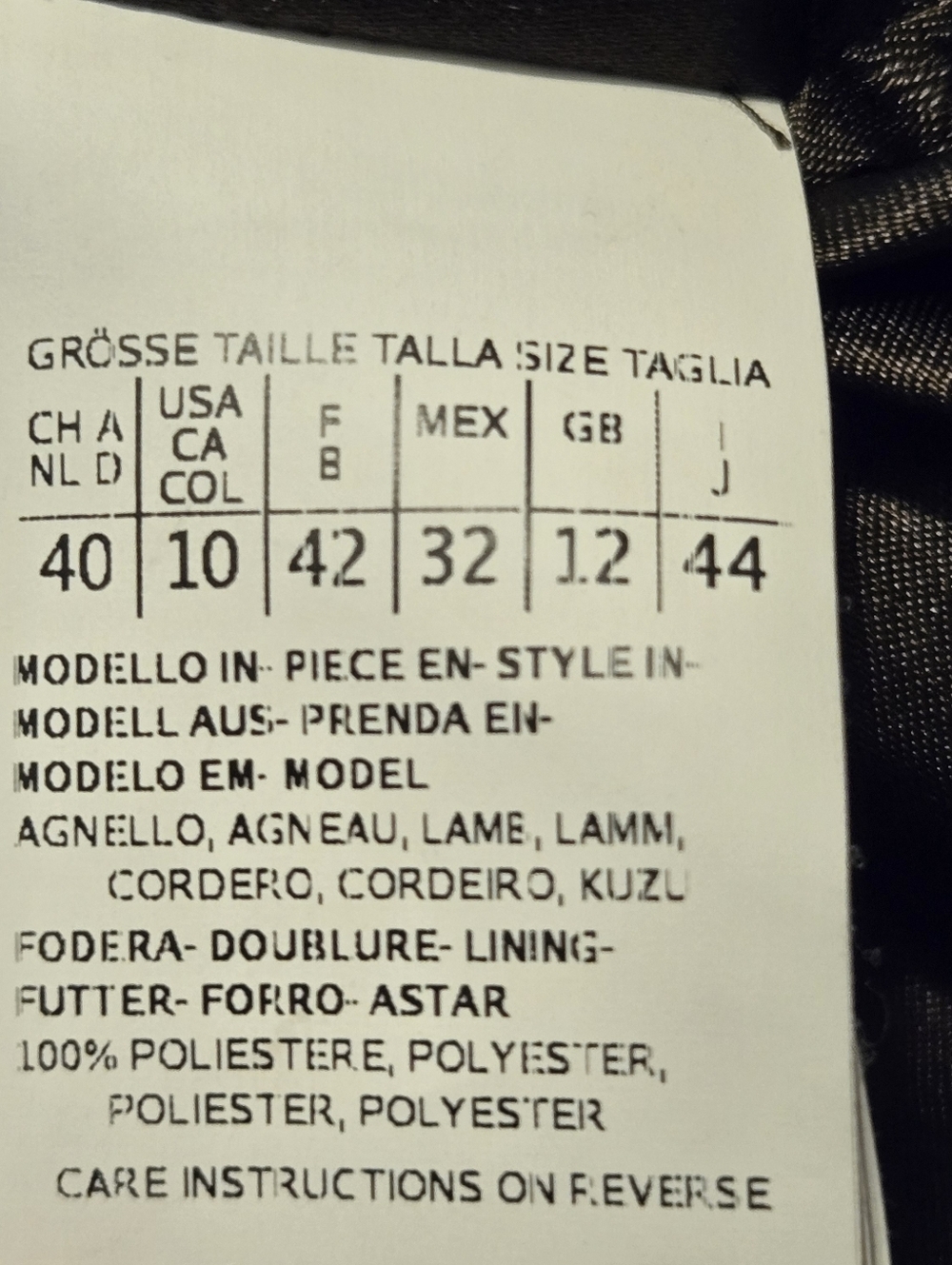 Weekend Max Mara Womens Brown Leather Lambskin Moto Jacket Size 10 - Picture 10 of 13